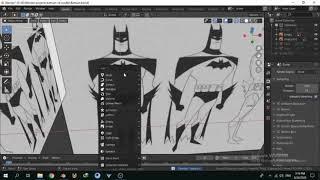 Batman Speed Modeling Blender 3D Part 2