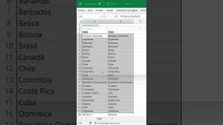 Compare 2 lists in Excel #shorts
