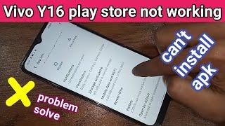 Vivo y16 play store not working // play store problem solve