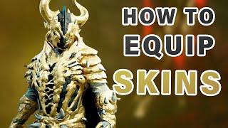 How to Equip Twitch Drop SKINS ► New World