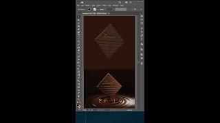 REALISTIC 3D chocolate in Adobe illustrator 3d & Materials Tool #koshdigital #shorts #viralshorts