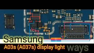 Samsung A03s (A037s) Display Light Ways