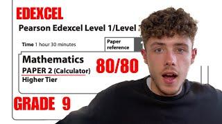 GCSE Maths Edexcel Paper 2 Higher in 20 Minutes!| How to get a Grade 9