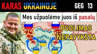 Geg 13: KONVOJAI LIEPSNOJA! Ukrainiečiai Jau Prie Sienos Sunaikina Rusų Kolonas | Karas Ukrainoje