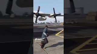 CRAZY Franklin Lockheed C 130 Hercules hijacked military cargo plane   GTA 5