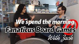 Fun-Filled Morning of Board Games at Fanaticus with Zach!