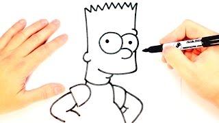 Como dibujar a Bart Simpson paso a paso | Dibujo facil Bart Simpson