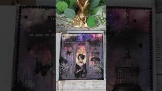 ASMR Scrapbook | Let it go #artjournal #journaling #hobby #goth #dark #create #asmrsounds #asmr
