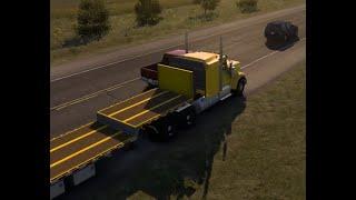 #ATS First Stream Test Start #InternationalTrucks Yellow #dropdeck