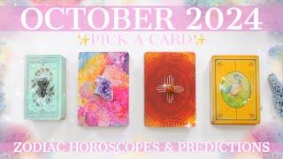 YOUR October 2024 Personal Prediction (For Your Zodiac)Tarot ReadingHoroscopez‍️Pick 2