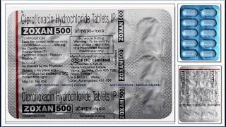 ciprofloxacin hydrochloride ip 500mg hindi, ciprofloxacin 500mg / Zoxan tablet / Ciplox tablet uses