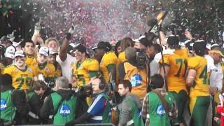 Bison bringing home the trophy