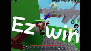 Going on a win steak (Roblox Bedwars)