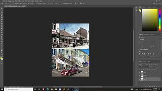 How to rotate a selection (Photoshop, right-click, Transform selection)