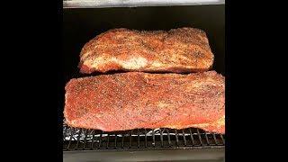 Brisket Smoked on a Traeger Pellet Smoker