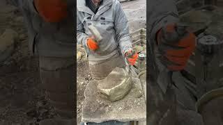 Yorkshire stone dresser in Lancashire #stone #rossendale #drystone #craftsmen
