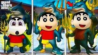 Franklin & ShinChanControlling Tung Tralalero Tralala Shinchan Hero Suit UpgradeIn GTA 5 Telugu