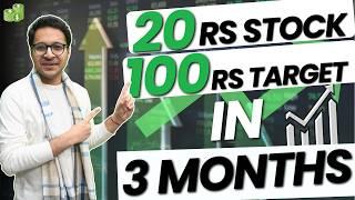 20 Rs stock 100 Rs Target In 3 months - Beware! Must watch.