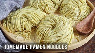 How to Make Ramen Noodles/Alkaline Noodles From Scratch