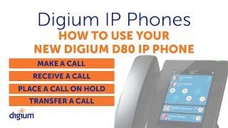 Digium D80 IP Phones Training | 02 How to Use Your New Digium D80 IP  Phone