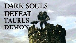 Dark Souls Guide - Easily Defeat Taurus Demon