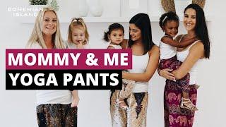 Mommy and Me Yoga Pants - Bohemian Island Kids Harem Pants