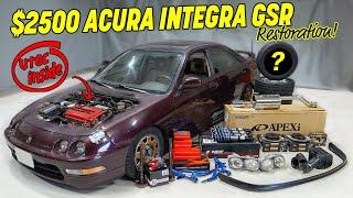 Can we Save this RARE Acura Integra GS-R from the Scrap Yard?