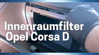 Innenraumfilter wechseln Opel Corsa D