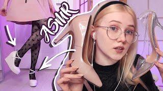 ASMR high heels shoes walking  tapping sounds - Sanya ASMR channel