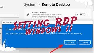 Tutorial cara setting remote desktop windows 11