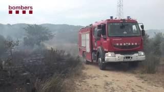 Incendi forestal a Mataró (Maresme)