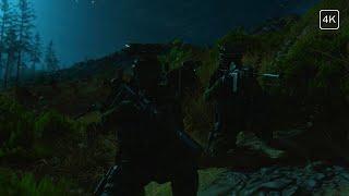 EXTREME DIFFICULTY - CLEARING ENEMY BASE AT NIGHT - NO HUD | GHOST RECON BREAKPOINT - 4K 60FPS