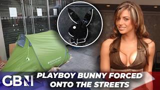 Not a happy BUNNY! - Former Playboy model forced to live in a tent as rent prices soar