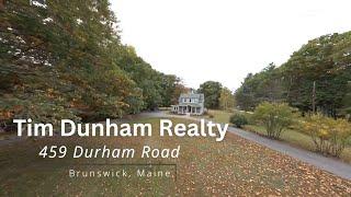 New Listing Tim Dunham Realty Drone Tour | Real Estate Listing in Brunswick Maine