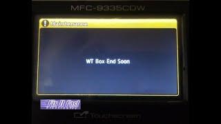 Replace WT Box Soon FALSE ERROR Brother Mfc Printer 9330 9340 9335 9140 HL-3140 3150 3170