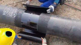 Piping Engineering : How 3-LPE coating is done on pipeline at site