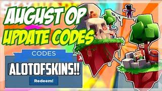 ️ Roblox Skywars Codes ️ (2021) ALL NEW *SECRET* UPDATE CODES!