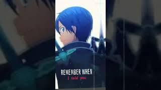 Kirito x asuna (way back home) edit video