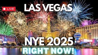 LAS VEGAS New Year’s Eve 2025 LIVE Countdown & Fireworks 