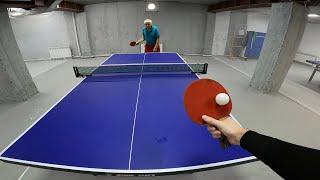 НАСТОЛЬНЫЙ ТЕННИС ОТ ПЕРВОГО ЛИЦА | PING PONG FIRST PERSON | TABLE TENNIS | MY START TRAINING WAY