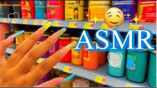 ASMR IN WALMART  | FAST TAPPING, SCRATCHING & ORGANIZING ITEMS (SO GOOD & TINGLY)