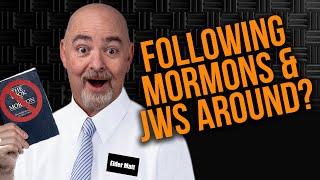 Atheist Debates - Following Mormons and JWs around??