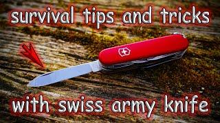 Secrets and Tricks for Survival with a Swiss Army Knife