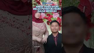 INILAH MOMEN Bu Guru Salsa Menikah seusai Buat Klarifikasi Video Syur Disebar Eks Mantan