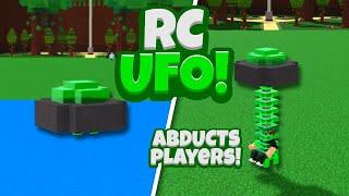 RC UFO!! (ABDUCTS PLAYERS) - Build A Boat For Treasure!