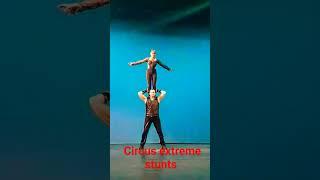 Acrobat circus extreme stunts strongman strong girl acrobatics hard qigong yoga Shaolin Kung Fu