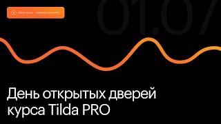 Вступительный эфир курса Tilda Pro. 1 августа 2024