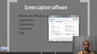 How to create your own screen capture video tutorial