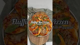 Mini Pizzen - fluffig, einfach und lecker! #pizza #minipizza #foodie #snack #recipe #food #viralfood