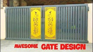 Awesome ms gate design for home | compound gate design#welding #irongate #gatedesign #maingatedesign